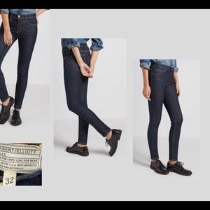 Current Elliott Super Highwaist Ankle Skinny 32